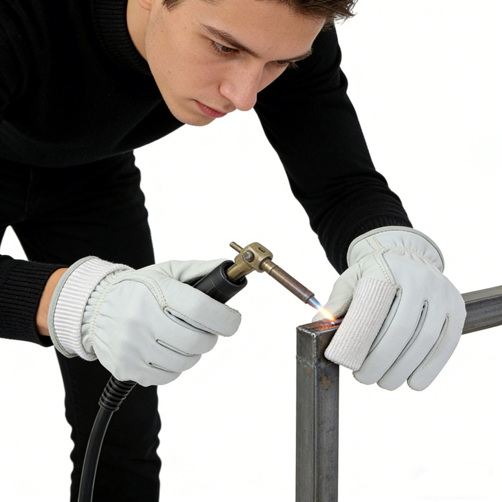 Heat Resistant Glove - Vingerverwarmingsbescherming van glasvezel, TIG-lashandschoenen, hittebestendig, vlamwerend,