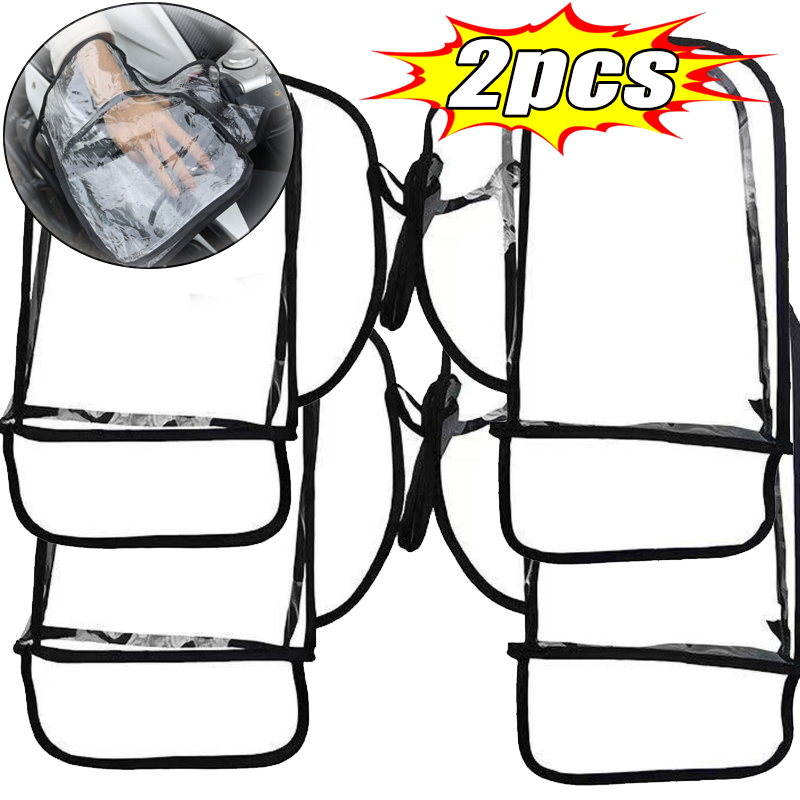Heat Resistant Glove - 2 stuks waterdichte motorstuurhoezen voor de