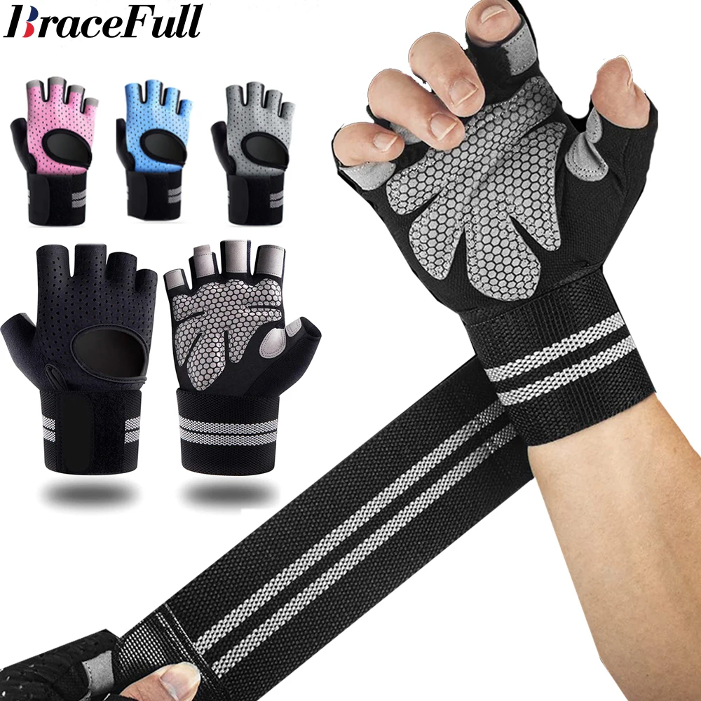 Workout Glove Gym - 1 paar halve vinger gym fitnesshandschoenen