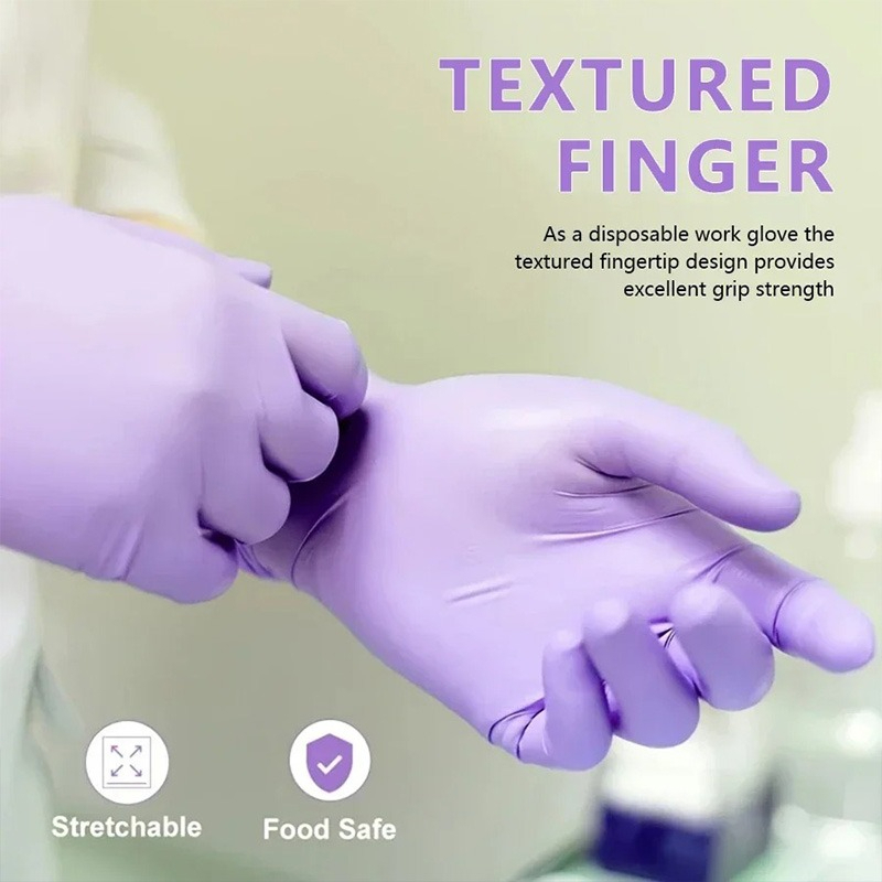 50/100 Stuks Paarse Nitril Han - Exam Glove Nitrile recensie en prijs
