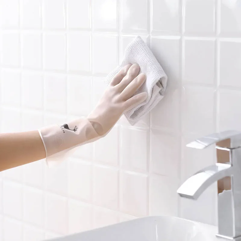 Waterdichte rubberen latex afw - Dish Glove Rubber recensie en prijs