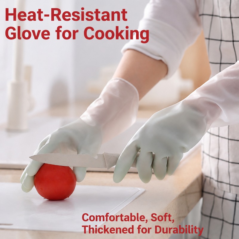 PVC Dubbelkleurige Afwashandsc - Dish Glove Rubber recensie en prijs