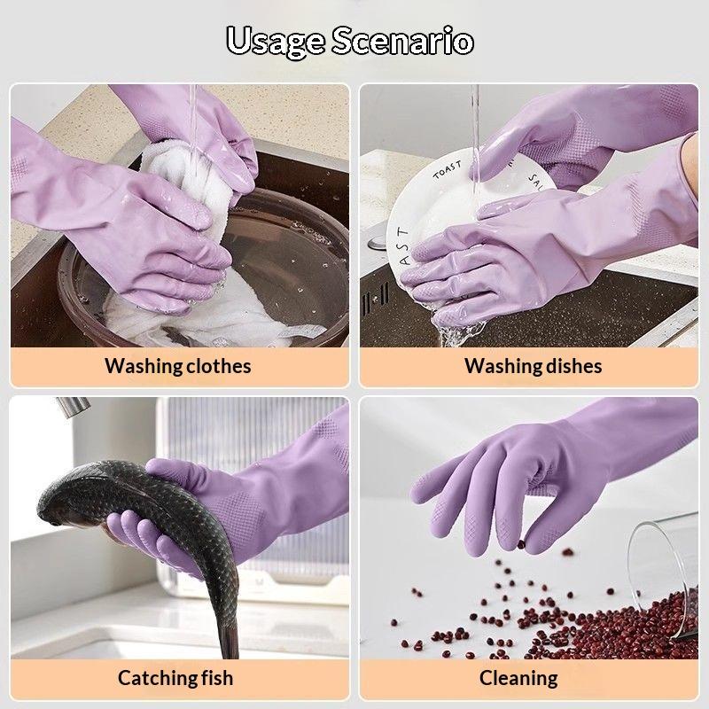 1 paar latex huishoudelijke sc - Dish Glove Rubber recensie en prijs