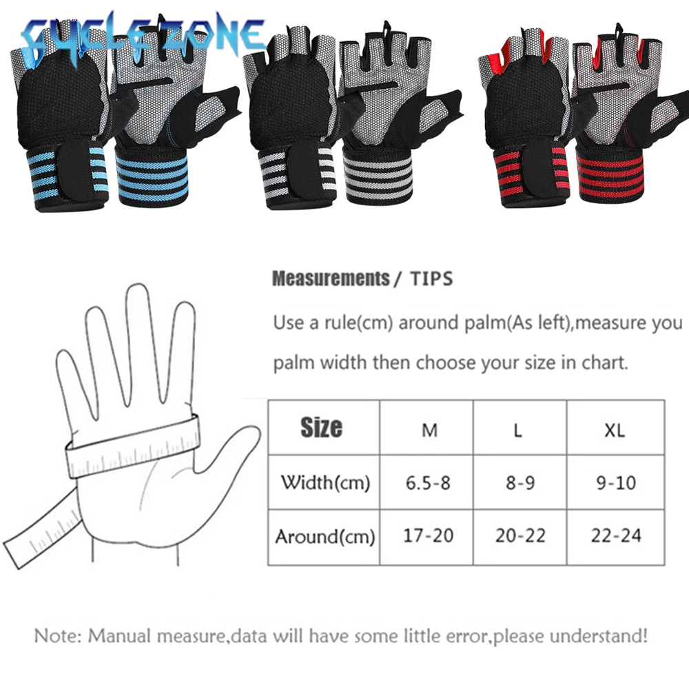 1 paar halve vinger fitnesshan - Workout Glove Gym recensie en prijs